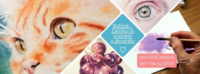 balíček kurzů akvarelu