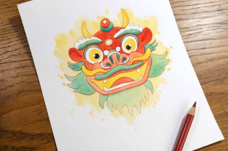 drak ilustrace